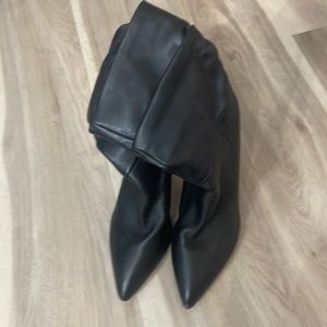 Nine West black booties